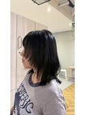 ミディアムレイヤースタイル