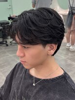 ジーニー 千葉(GENiE)&nbsp;ウルフ/センターパート/カルマパーマ/ニュアンスパーマ/古荘竜生