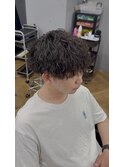 波巻きパーマ