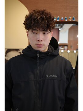 エディ(Edy) メンズマッシュツイストスパイラルパーマツイスパケアパーマ岡山