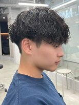 エルマーク 松山(L-MARK) メンズパーマ/ツイストスパイラル/サーフカール/men's/眉毛