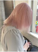 ハイトーンカラーミルクティーベージュピンクベージュ韓国30代