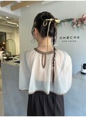 韓国風タイトヘア