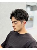 【ワイルドショートパーマ】