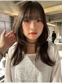 大須観音駅/ミルクティーブロンド/ダークブルー/デジタルパーマ