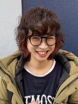 オト トイロ(oto toiro)&nbsp;ウルフパーマ×インナーカラー