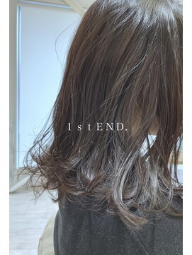 ファーストエンド 三ツ屋店(1st END.) ハネミディ　ナチュラルアッシュ　チャコールグレー