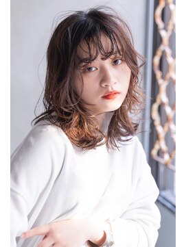 レニーバイエース(LANY by ACE) 【LANY横浜店】フェミニンミディアム×ナチュラルベージュ