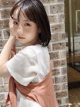 キアラ(Kchiara) ミニボブ軽め前髪朝が楽なボブkchiara天神川野直人