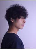 マッシュ×ハードパーマ