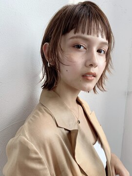 キラ 渋谷(KILLA) 【山下】黒髪 ボブ エアリーミディ イルミナカラー 髪質改善