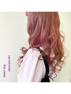 ルアナ ヘア アンド トリートメント(Luana) ピンクカラーにピンクインナー♪ stylistゆか