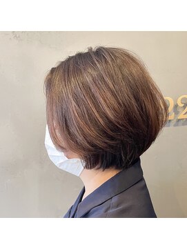 ニジュウニパーセント(22%) 大人可愛い３０代４０代５０代　王道ショートボブヘア