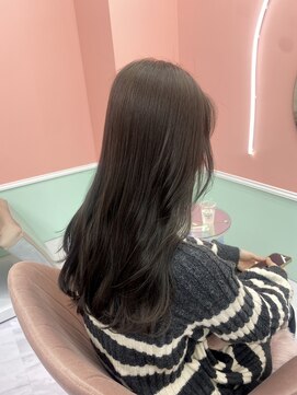 ガーランド(Girland) 【girland】オリーブカラー 韓国風/レイヤーカット