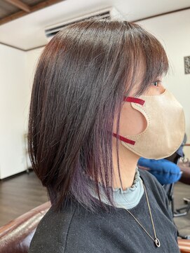 かんざし インナーカラー