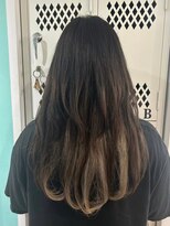 マティーナ ヘアー 池袋(Matina hair)&nbsp;【ロングウルフ×インナーミルクティーベージュ】20代30代40代