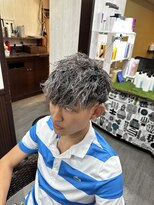 ビビッド ルーア(vivid R)&nbsp;ホワイトメッシュ×ツイストパーマ