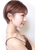 ショートマッシュ/小顔バング/ラベンダーカラー/北千住