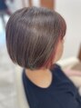 ハロースタイリスト 荒井東店(hello stylist) グレイヘアでも、トーンアップとフェイフレーミングで白髪ぼかし