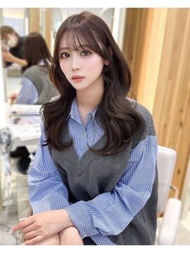 アフロートリノ(AFLOAT Leino) 大人可愛い韓国ヘア　レイヤーカット銀座美容室　似合わせ顔周り