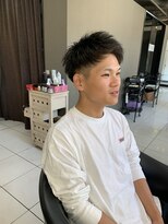 アイズ 海老名(AIZU)&nbsp;ジェットモヒカン　スウィングアップバング　メンズカット