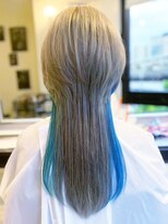 ヴァンクラウドコウベ(VENT CLOUD KOBE)&nbsp;20代30代大人可愛いインナーカラーロングウルフレイヤー立体感