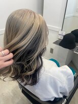 ぷてぃ(petit)&nbsp;ケアブリーチ/ダブルカラー/ボブ/ケアブリーチ/デザインカラー