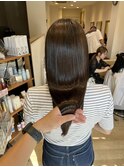 大人綺麗ボブ/藤沢/髪質改善縮毛矯正/ショート/脱白髪染め透明感