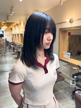 ロウバイレボ 柏(lou by revo) ミディアム/韓国風/レイヤーカット/顔回りカット/柏駅