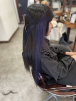 ヤソ(yaso)&nbsp;インナーカラー　　　purple