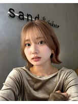 サンド 池袋(sand)&nbsp;くびれボブ/レイヤーボブ/髪質改善/前髪