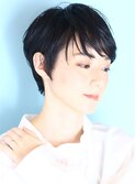 ショート・ボブ/面長/前髪あり/絶壁解消/30代/40代/50代/くびれ