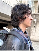 ナループロアオハナ(Nalu pu loa ohana) ウルフパーマメンズウルフパーマスパイラルパーマウルフカット