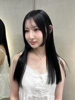 ソル ジングウマエ(SOL JINGUMAE) フェイクブラック/姫カット/ブラックヘア