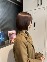 サンド 鹿児島中央(sand)&nbsp;ツヤサラ矯正パツっとボブ