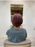 イメチェン艶髪ピンクカラー