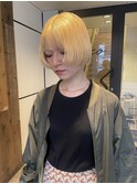 マッシュボブ/ハイトーン/抜きっぱなし