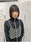 ◎ミニボブ縮毛矯正髪質改善ストレート顔まわりレイヤーカット