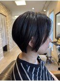 丸みショートボブ