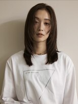 ランプ 代官山(the lamp)&nbsp;ハッシュカットレイヤーダークグレージュ透明感カラーアッシュ