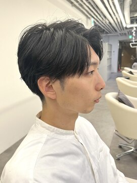 ノウハウ キョウト(KNOWHOW kyoto) メンズカット/フェザーショート/ナチュラルセンターパート