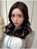 20代30代40代大人女性顔まわりレイヤー艶髪ナチュラルブラウン