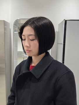 イル 天神大名店(ill) コンパクトミニボブ前下がり!! 天神大名YOKUTO