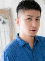 モッズヘア メン 仙台愛子駅前店(mod's hair men)&nbsp;オシャレ坊主ブラック清潔感社会人フェザーショートb仙台愛子