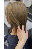 レム 仙台店(L.E.M)&nbsp;海外ガール感盛れ☆ブロンド×顔周りカット