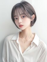 COVER HAIR ACADEMY 北浦和【カバーヘア アカデミー】北浦和西口店【4/6 OPEN(予定)】&nbsp;透けバング前下がり切りっぱなしボブショートp120代30代40代