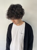 カウチソフ(kauti sofu) MEN’S/リバースセンターパート/ニュアンスパーマ/板橋