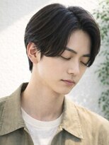 ルシードスタイルアンディアーモ(LUCIDO STYLE andiamo)&nbsp;ビジネスショートセンター分けセンターパートパーマイメチェン