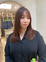 ラボヌールヘアーグレース 門前仲町店(La Bonheur hair grace)&nbsp;【杉本】レイヤーカット/ピンクブラウン/顔周りレイヤー