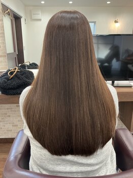 アフェット(AFFETTO)の写真/忙しいあなたへ贈る、至福の縮毛矯正体験！乾かすだけでまとまる髪でストレスフリーな朝を☆